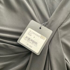 St.John ruched jersey dress